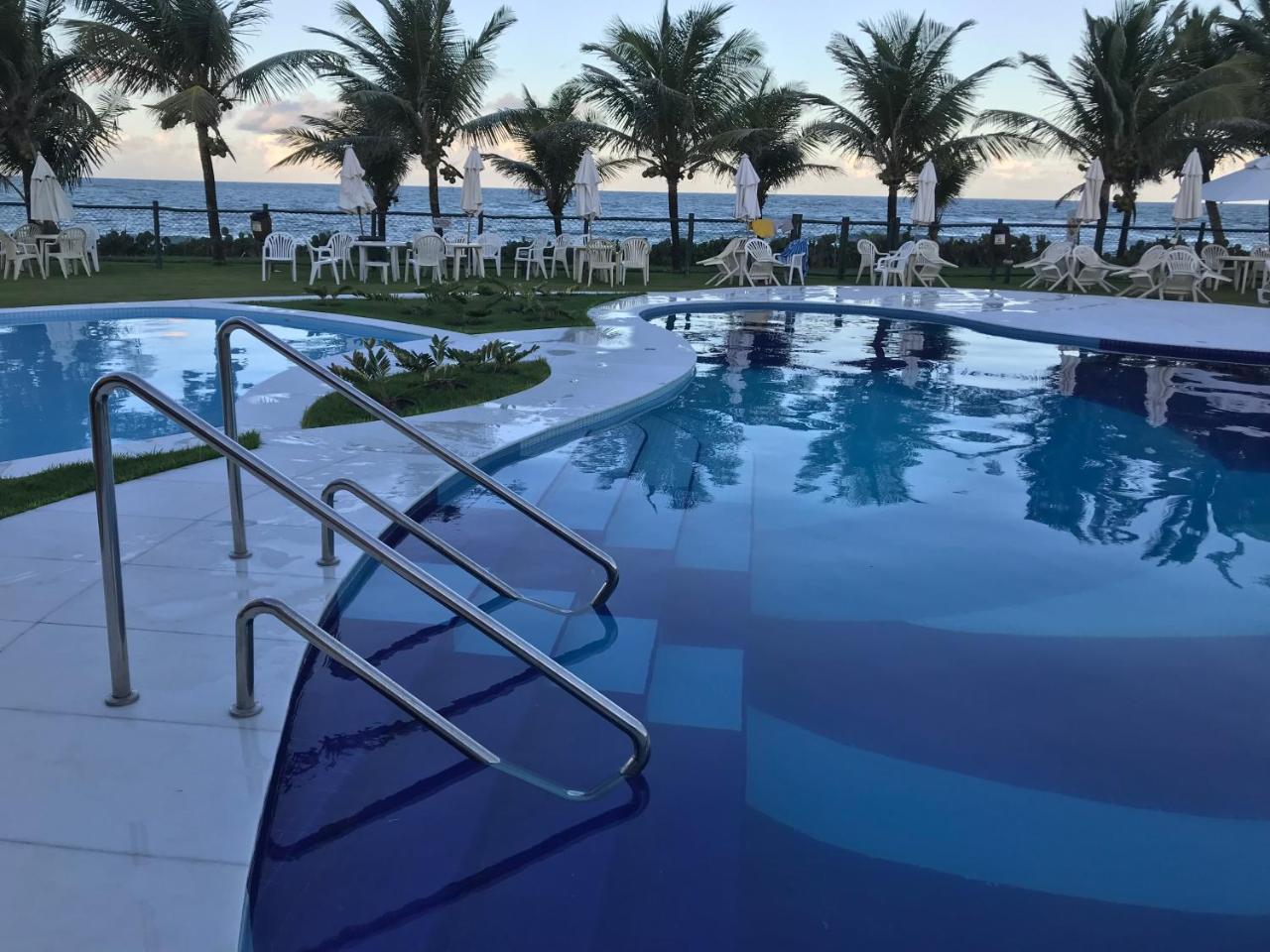 Flat Guarajuba Beira Da Praia Pe Na Areia 外观 照片