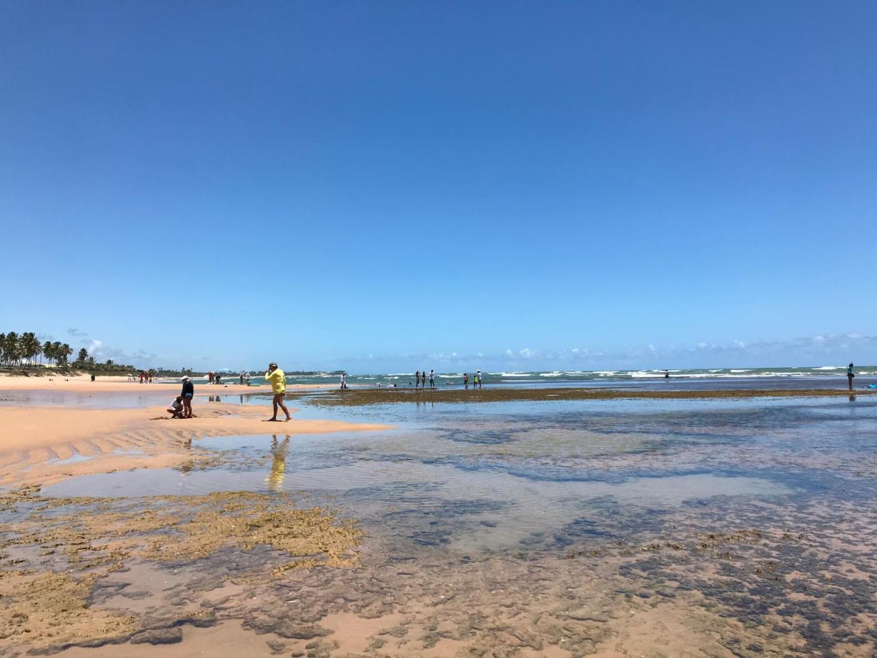 Flat Guarajuba Beira Da Praia Pe Na Areia 外观 照片