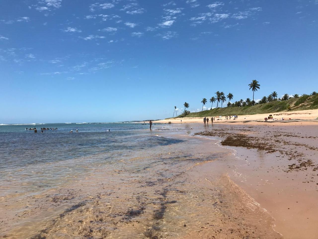 Flat Guarajuba Beira Da Praia Pe Na Areia 外观 照片