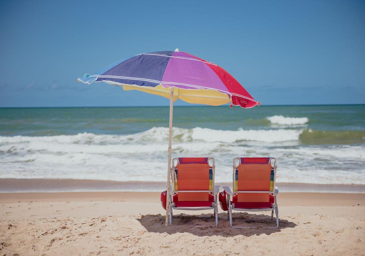 Flat Guarajuba Beira Da Praia Pe Na Areia 外观 照片