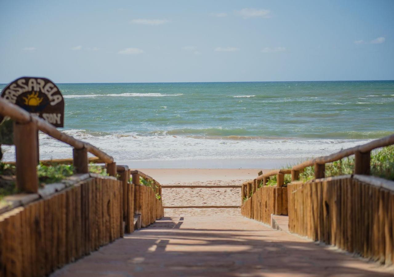 Flat Guarajuba Beira Da Praia Pe Na Areia 外观 照片
